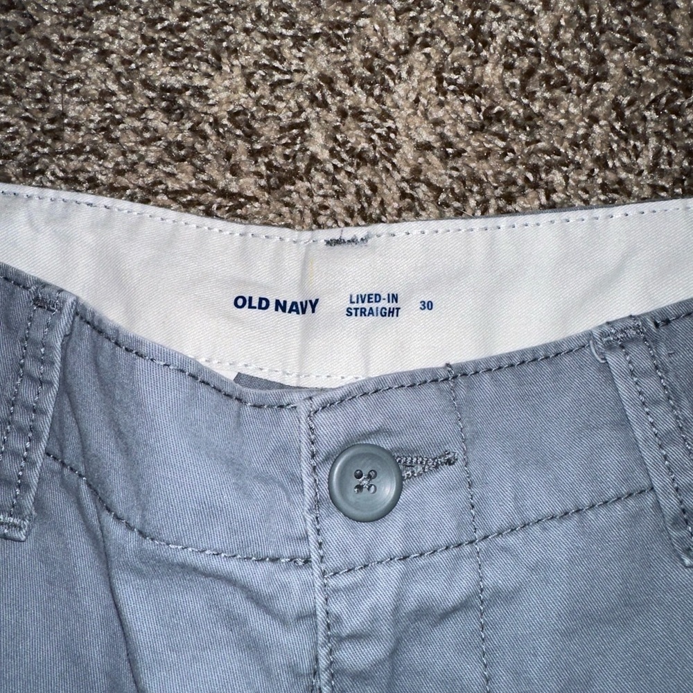 Men Blue and Rust Casual Shorts Set - Picture 3 of 6